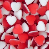 Haribo Heart Throbs Love Hearts Sweets Wedding Party 1kg Bags 