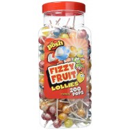 POSH Fizzy Fruit Lollies 200 Per Jar SUITABLE FOR VEGETARIANS