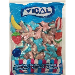 Vidal JELLY BEAR GUMMY GLUTEN FREE  1KG