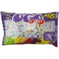 Original Gourmet Ogo Pops Original & Sour Suitable For Vegetarians 2.2kg 400 Individually Wrapped Lollipops In Each Bag