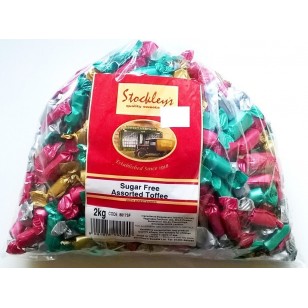 Stockleys SUGAR FREE Assorted Toffees Sweets - 1 x 2kg
