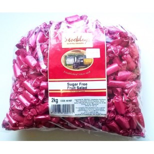 Stockleys SUGAR FREE Fruit Salad Sweets - 1 x 2kg