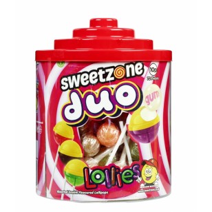 Sweetzone Duo Lollies Halal Hmc 72 In Each Tub Sweetzone Duo Lollies Halal Hmc 72 In Each Tub