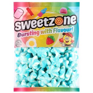 Sweetzone Fizzy Blue Stars Bag Halal Hmc 1kg