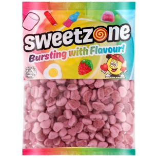 Sweetzone 100% Halal Jelly Sweets Strawberry Hearts Hmc 1kg Bags