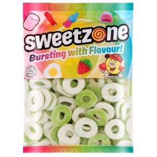 Sweetzone Sour Apple Rings Bag Halal Hmc 1kg Sweetzone Sour Apple Rings Bag Halal Hmc 1kg