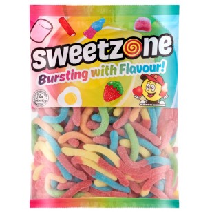 Sweetzone Sour Worms Bag Halal Hmc 1kg Sweetzone Sour Worms Bag Halal Hmc 1kg