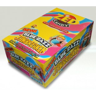 Zed Candy Blue Razz Jawbreakers X30 Packs Halal 