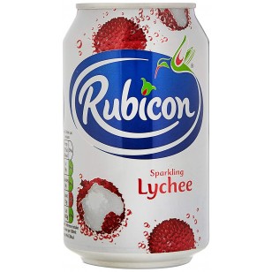 Rubicon Sparkling Lychee Juice Drink Cans, 330ml - Pack Of 24 Rubicon Sparkling Lychee Juice Drink Cans, 330ml - Pack Of 24