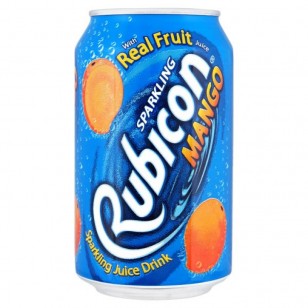 Rubicon Sparkling Mango Juice Drink Cans, 330 Ml, Pack Of 24