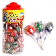 Mega Tongue Painter Lollipops - 50 Pack