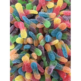 Sweetzone Fizzy Tongues Assorted Flavours Hmc Halal Tubs (600 Pieces)