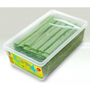 Yummy Gummy Apple Flavour Belts Halal,vegan Halal Full Tub 1